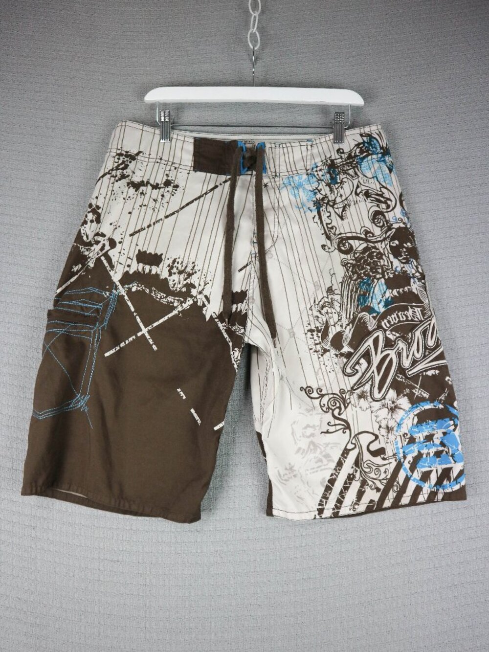 Brody Y2K Grunge Style board Shorts Mens 34W